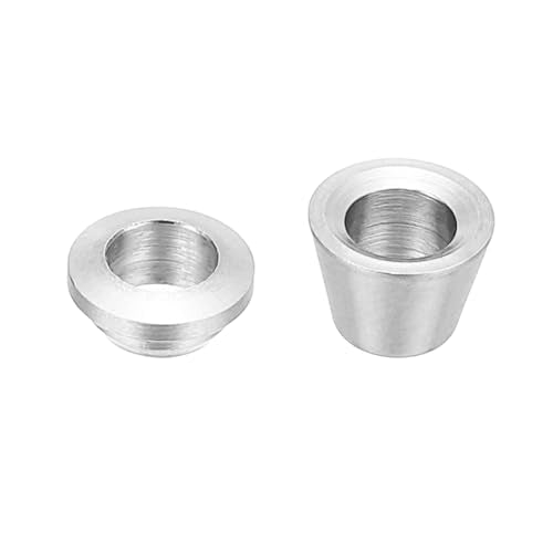 PATIKIL 4mm Tube OD 316 Stainless Steel Compression Tube Fitting Sleeve, 2 Pack Double Ferrule Ring Tubing Fitting Assortment Kit, Silver - size: 4mm