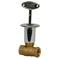 PROFLO PFBVL2SCP 1/4"T Straight Log Lighter Valve with Key - N/A