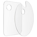 Tamaki 2 Pack Acrylic Paint Palette with Thumb Hole, 11.8 x 7.9 Inch - size: 11.8 x 7.9 inch