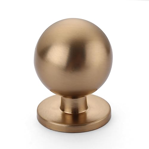 Asidrama 10 Pack Champagne Bronze Kitchen Cabinet Knobs, Cabinet Knobs Kitchen Cabinet Hardware for Cupboard Drawer Knobs Dresser Knobs - color: Champagne Bronze, style: 10 Pack