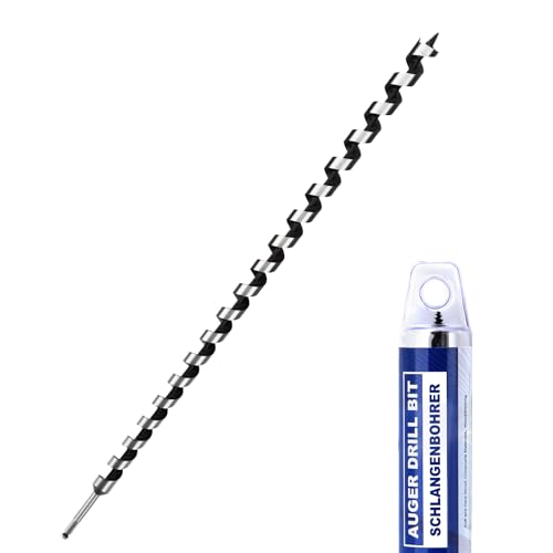 1-1/8" X 39.37" Auger Bit for Wood, 28x1000mm Extra Long Auger Drill Bit - size: 1-1/8" (28mm)diameter, style: 39.37 inch / 1000mm Length