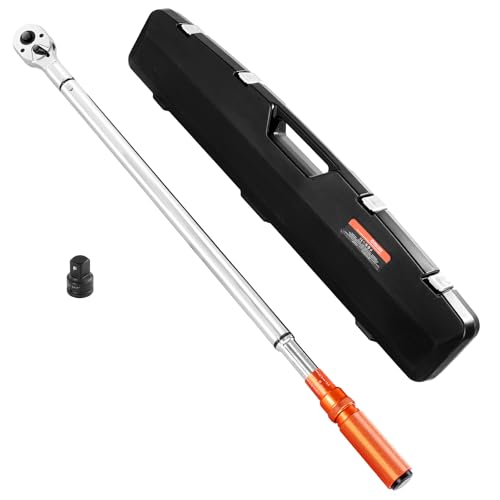 VEVOR 3/4 Inch Drive Click Torque Wrench 100-600 Ft-Lb / 136-814Nm - size: 3/4" 2 PCS