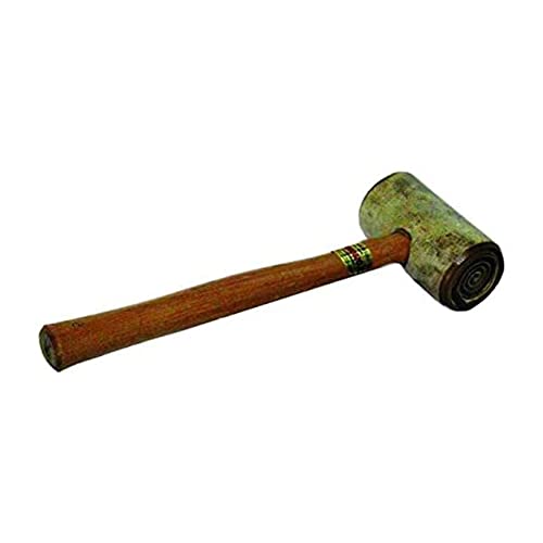 Tarps Now Multi-Purpose Rawhide Mallet, #5 Size - Heavy Duty Hammer for Grommets, Stamping Jewelry, Striking, Leather Work, Hobby Craft Work, Watch Repairs, Metal Work, and Woodworking