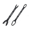 DURATECH Universal Wrench Set, SAE & Metric, 1/4”-1”& 6 mm-25 mm - style: Double Box&Open End