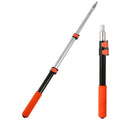 1.4–3 FT Telescoping Pole, Paint Roller Extension Handle with Threaded Metal Tip for Indoor Painting, Dusting & Window Cleaning - size: 3 FT Orange