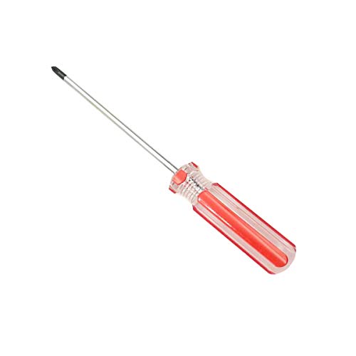 small screwdriver tool flat head and Phillips screw driver- #2 Phillips, Slotted 1/4” used to repair toys; musical instruments, microphones loose screws - color: Green