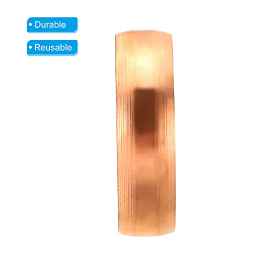 PATIKIL 28mm Tube OD Compression Sleeves Ferrules, 5 Pack Copper Ferrule Fitting Compression Fitting Assortment Kit for Air Water Gas - size: 28mm