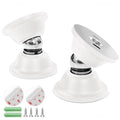NiHome RV White Magnetic Door Stop for Door Holding & Stopping 2PCS White - color: White-2PCS