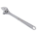 Olympia Tools 24" Adjustable Wrench, Heavy Duty Drop Forged Steel, Chrome Plated, Precision Machined Jaws, Rust Resistant - size: 24-Inch