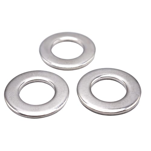 M6×12×1.5mm Flat Washer 200PCS 304 Stainless Steel Washers for Screws & Bolts A2-70 Metal Washer DIN 125A Fender Washers for Automotive & DIY - size: M6-200PCS