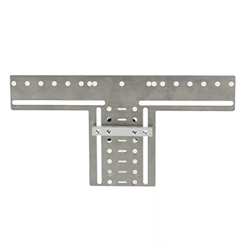 Mousike Cabinet Pull Metal Template， Handle Drill Mounting Template for Cabinet Doors and Drawers(Silver,1Pack)