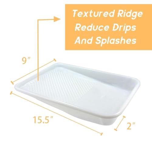 12 Pack Paint Tray Liner, 9 Inch Disposable Paint Tray Set - size: 9 Inch, 12 Pack