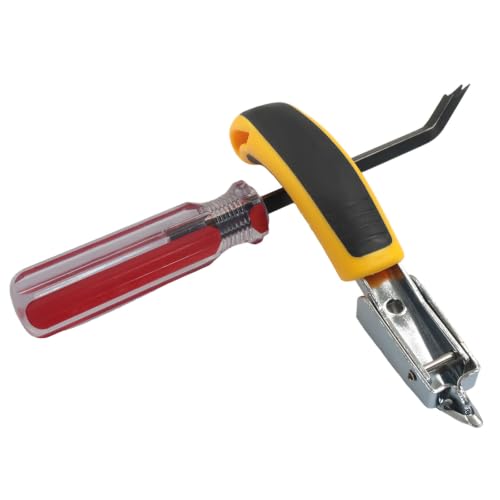 2 Pack Staple Remover, Red or Yellow Handle - color: Red, Yellow