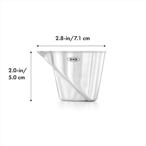 OXO Steel Angled Measuring Jigger - Stainless Finish
