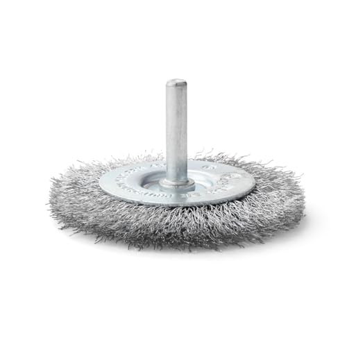 BOSCH WB025V3 3-Piece Wire Brush Set - Crimped Wire Wheel, End Wire Brush & Wire Cup Brush for Efficient Paint, Varnish & Rust Removal - Compatible with Drill/Drivers for Easy Surface Preparation