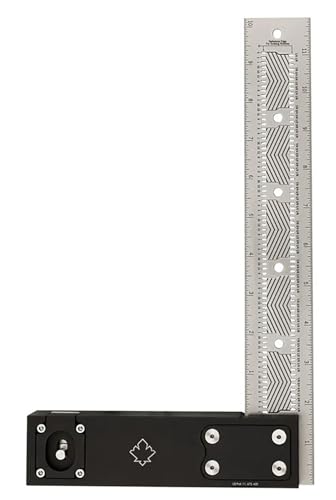 JessEm 12" Precision Woodworking Square - Self-Standing Layout Tool
