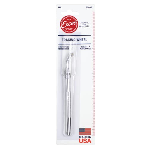 Excel Blades Pounce Wheel1/4-Inch Stainless Steel, Aluminum Handles - color: 1/4 Inch