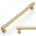Amerdeco 10 Pack Champagne Bronze Cabinet Pulls 7.5 Inch(192mm) Hole Center Drawer Pulls Cabinet Hardware Kitchen Cabinet Handles for Bathroom ZH0075 - color: Champagne Bronze, size: 7.5"/192MM Hole Center