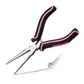 Mini Needle Nose Pliers for Jewelry Making 6 Inches Chain Nose Plier with Smooth Jaws Mini Extra Long Nose Precision Nippers for Gripping Small Components, Pink Tool for Women - style: Needle Nose Pliers