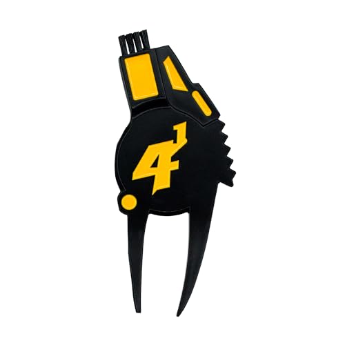 Callaway 4-in-1 Golf Divot Repair Tool - color: Black/Yellow