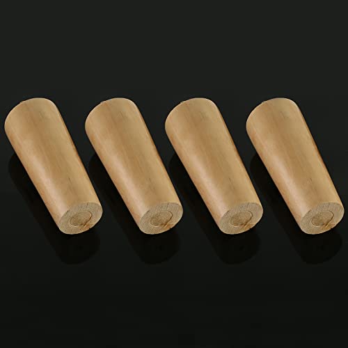 4pcs 4.8 Inch Wood Furniture Legs - size: 4.8 Inch