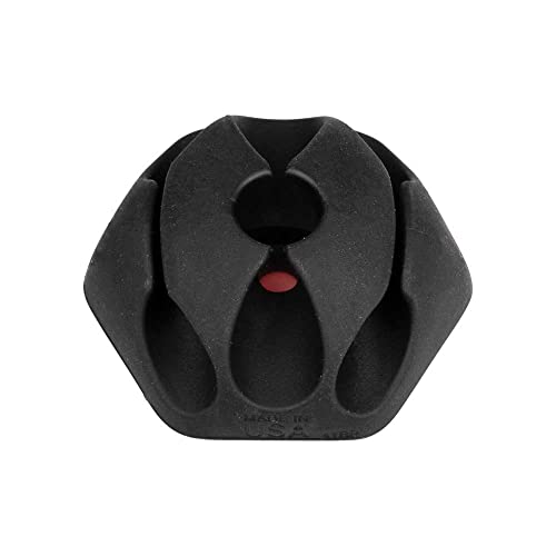 Klein Tools 450-410 Cable Clips, Made in USA, Self-Adhesive 3-Slot Cable, Cord Management Mounting Clips, Optional Screw for Permanent Mounting, 10-Pack - style: 3-Slot Clips