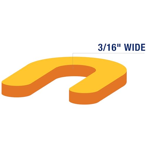 QEP 3/16" Horseshoe Shim Tile Spacers for Marble, Granite, Stone, Floor and Wall Installations (100 Pack) - style: 3/16-Inch 100-Pack