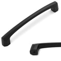 10 Pack 5 Inch Matte Black Cabinet Pulls Kitchen Cabinet Handles Cabinet Hardware Kitchen Handles for Cabinets Cupboard Handles Drawer Pulls - color: Matte Black, size: 5'' Hole Center(128mm)