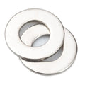 1/4" Stainless Flat Washers 100 Pack Made of 18-8 (304) Stainless Steel…… - color: Silver, size: 1/4"