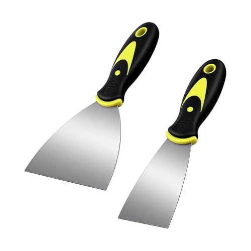20PCS Putty Knife Set, 2 Inch and 4 Inch Stainless Steel Spackle Knives - size: 2/4 Inch