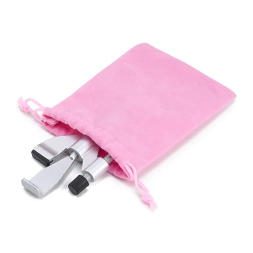 Silvery Adjustable Heavy Duty Portable Door Lock,No Drill - color: Silvery