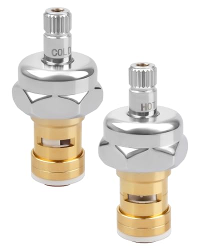 21-308L & 21-309L Cold & Hot Valve Repair Kit Fit for Krowne Royal Series Faucets & Pre-Rinse Units，1/4 Turn Ceramic Cartridge，Not Include Handle
