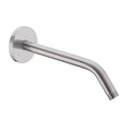 RANDOM 10 Inch 90 Degree Shower Arm with Flange Brushed Nickel Rain Shower Head Extension Arm.RD91018-10-BN - color: 10″ Brushed Nickel(Round Flange)