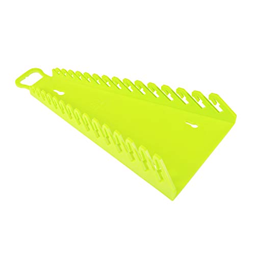Ernst Manufacturing 5182HV Reverse Gripper Wrench Organizer, 15 Tool, High-Visibility - color: Hi-viz, size: 15 Tool, style: Reverse