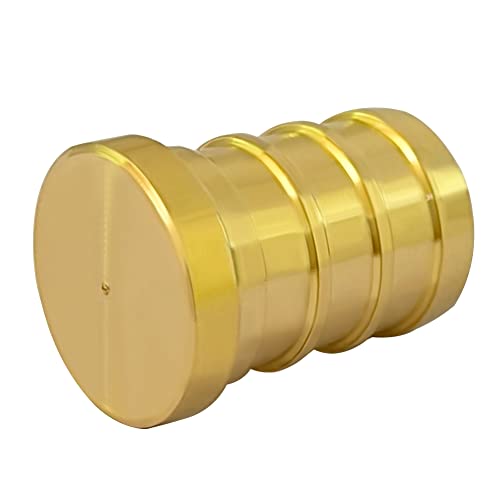 Hooshing 30PCS Pex Plugs 1/2 inch Pex Barb End Cap Brass Crimp Fittings - size: 1/2 inch