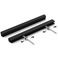 Goldenwarm 10 Pack 2-8" Black Adjustable Cabinet Drawer Pulls for Kitchen - color: Black, size: 2 in to 8-13/16 in (51-224mm)