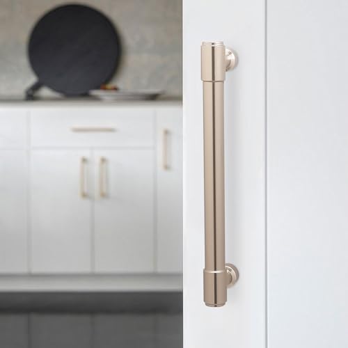 10 Pack 5 Inch(128mm) Kitchen Cabinet Handles Champagne Bronze Cabinet Pulls Alloy Drawer Pulls Solid Cabinet Hardware - color: Champagne Bronze, size: 5'' Hole Center(128mm)