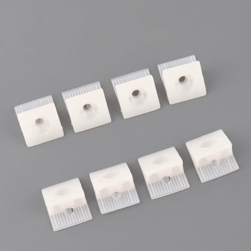 Drawer Bottom Fixing Mending Wedges, 100 Pcs Furniture Chest Drawer Bottom Repair Wedges for Fixing Sagging Drawer Plastic Angle Code Bracket Fastener with Screws