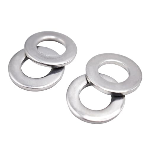 M4×9×0.8mm Flat Washer 100PCS 304 Stainless Steel Washers for Screws & Bolts A2-70 Metal Washer DIN 125A Fender Washers for Automotive & DIY - size: M4-100PCS