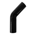 ID 2 inch 45 Degree Silicone Elbow Coupler Hose 4" Leg Length - color: Black 45, size: ID: 2" (51mm)