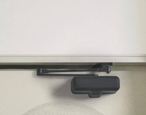 Light Duty Residential Hold Open Door Closer, ADA, Matte Black (Matte Black) - color: Matte Black