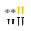 Soundbar Wall Mount Metal Hug Rings + Screws + Wall Anchors, Sturdy Hang Soundbar Wall Bracket Mounting Hardware Kit for Samsung HW-N950 HW-MS750 HW-MS751 HW-MS650 HWMS650 Subwoofer Speaker