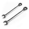 Egofine 3/4 ratchet wrench and 7/16 wrench, SAE Ratcheting Wrench Set, Industrial Grade Gear Spanner with 12-Point Design, 72-Tooth Ratchet, Chrome Vanadium Steel - size: 3/4+7/16