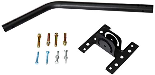 Adjustable Satellite Dish Antenna Mount 1 Inch for Roof or Wall Installation, TV J Pole Mounting Bracket Weatherproof, Hardware Included