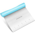 Multi-Purpose Stainless Steel Bench Scraper Dough Blender & Pastry Cutter - color: Blue