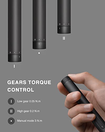 XIAOMI Electric Precision Screwdriver, All-Metal Gearbox, Powerful Magnetic Motor, Rechargeable Lithium Battery, S2 Steel Screwdriving Bits, Type-C Charging, Aluminium Alloy Case, Grey