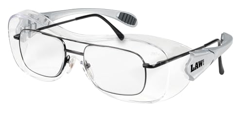 MCR Safety Glasses OG110AF Law Over The Glass Safety Dialectric Glasses, Polycarbonate Clear Lens with UV Protection, Scratch Resistant and Anti-Fog Coating , 1 Pair - color: Clear