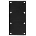 4 PCS 9" x 4" Black Mending Plate for Wood, Heavy Duty Flat Repair Bracket
