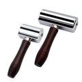 Mnuizu 60mm+100mm Leather Press Edge Roller, Black Leather Craft Roller - color: Black, size: 60mm+100mm