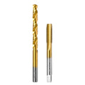 5/16"-18 UNC Tap and F Drill Bit Kit for Metal, M2 HSS Drill and Tap Set - size: 5/16"-18 Tap, F Drill